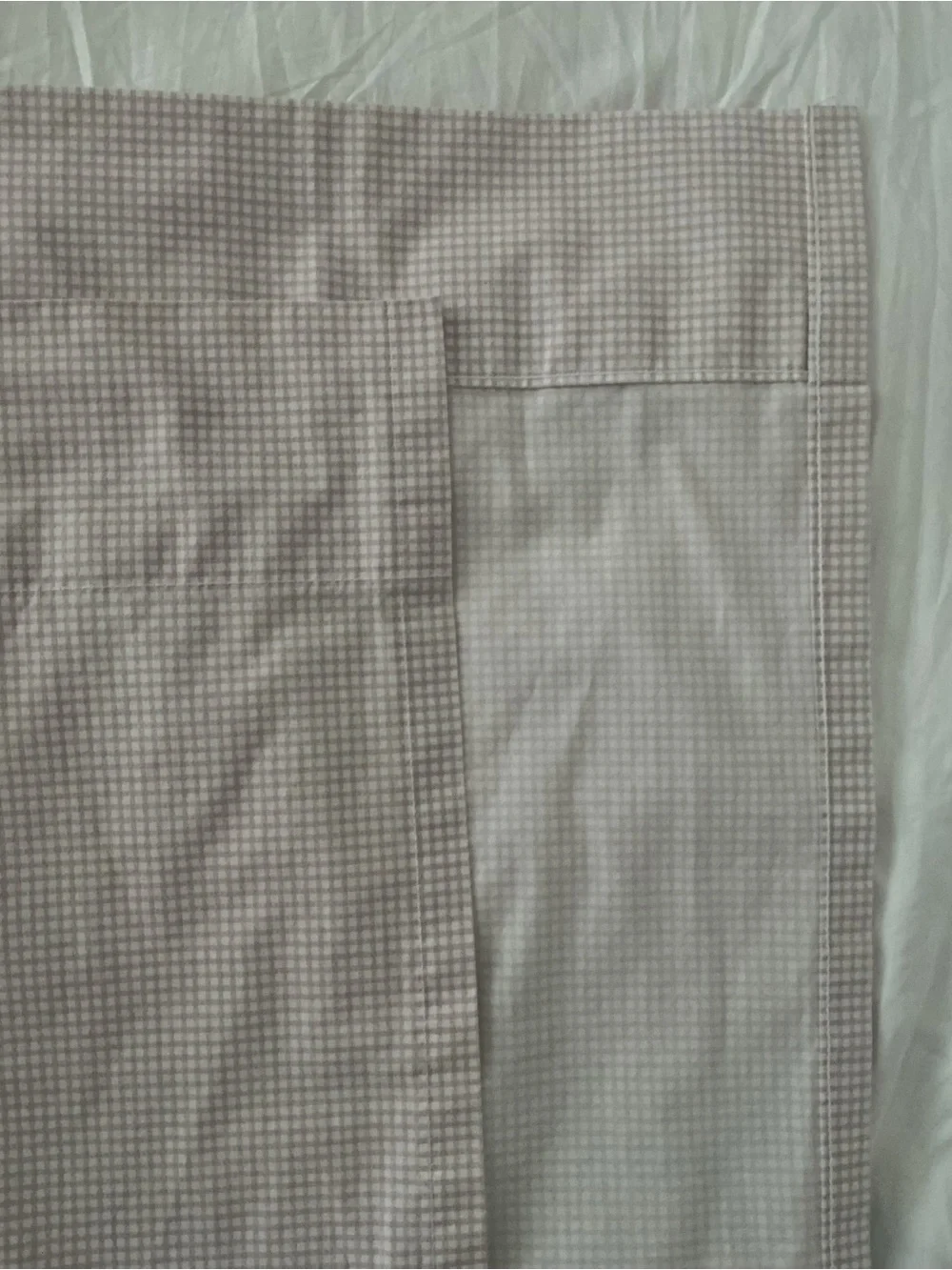 Vintage Wamsutta Gingham Bedsheet